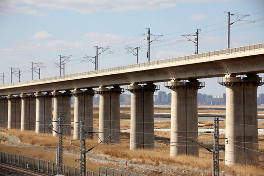 高架橋 橋梁建設(shè) 高鐵 橋