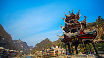 鎮(zhèn)遠(yuǎn)古鎮(zhèn)祝圣橋魁星樓