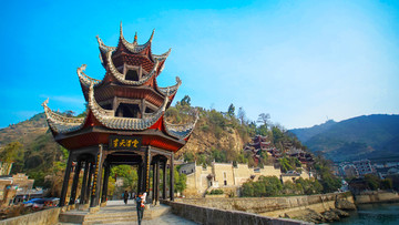 鎮(zhèn)遠(yuǎn)古鎮(zhèn)祝圣橋魁星樓