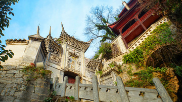 雄偉的古建筑 青龍洞建筑群