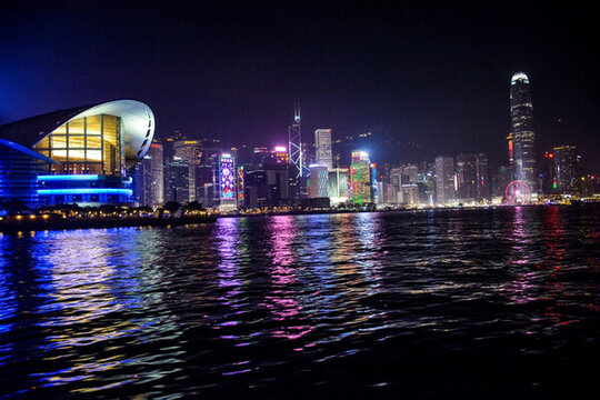 夜游香港維多利亞