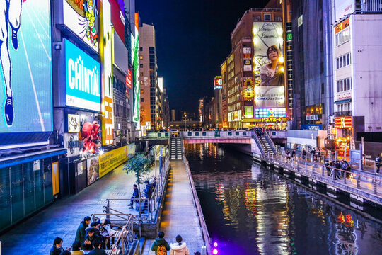 大阪心齋橋夜景