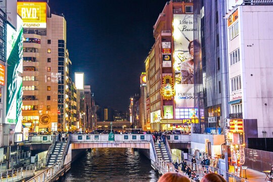 大阪心齋橋夜景