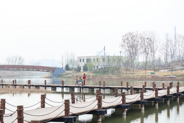 公園棧道 海河故道公園