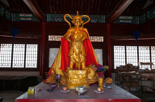 北京房山常樂寺 天王殿韋馱菩薩