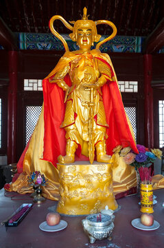 北京房山常樂寺 天王殿韋馱菩薩