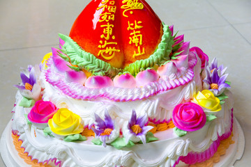 祝壽蛋糕圖片