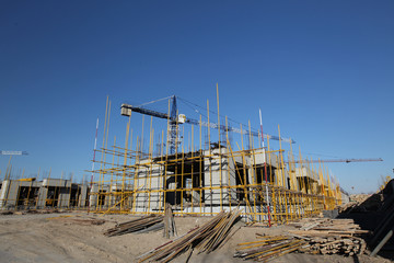 工程建設 施工工地 建設 建筑