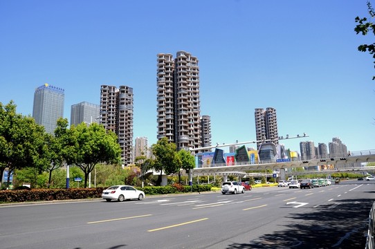 城市建筑 城市街道