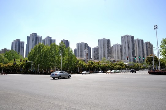 城市建筑 十字路口