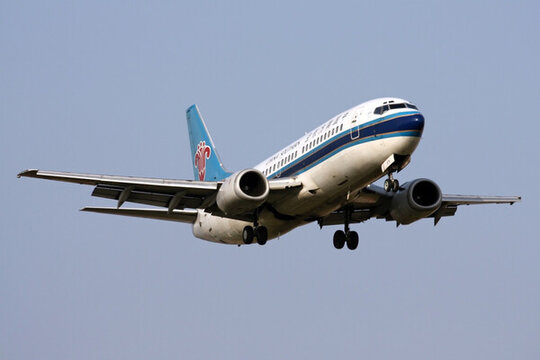 飛機降落 中國南方航空