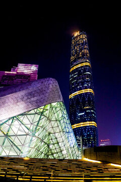 廣州建筑夜景 廣州夜景