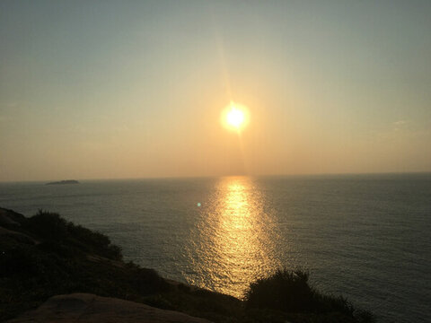 廟灣海島夕陽
