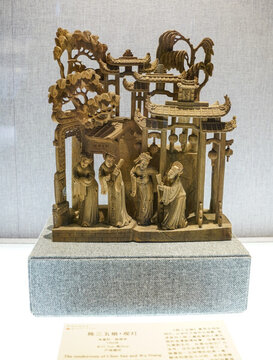 嶺南文化 陳家祠 雕刻展品