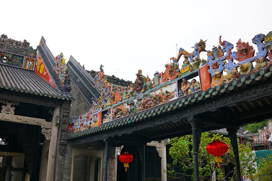 古典建筑 雕刻 陳家祠