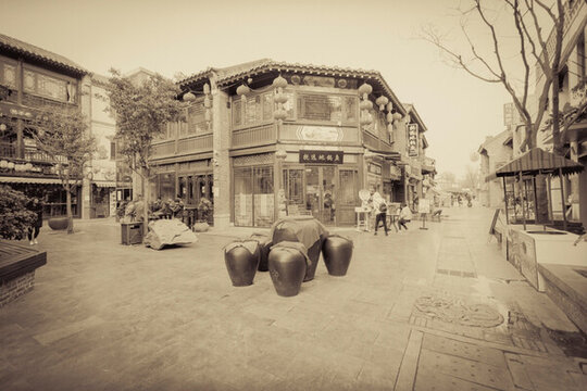 老濟(jì)南老建筑老街巷懷舊照片