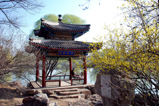 康熙36景 芳禇臨流