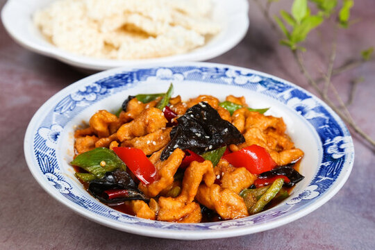 鍋巴肉片