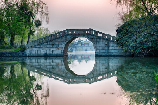 揚州瘦西湖春色