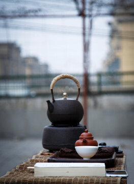 鐵壺煮茶