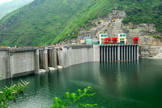 光照水電站大壩
