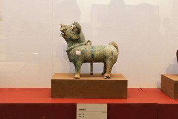 漢代 漢 陶狗