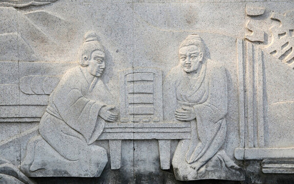 古代人物浮雕