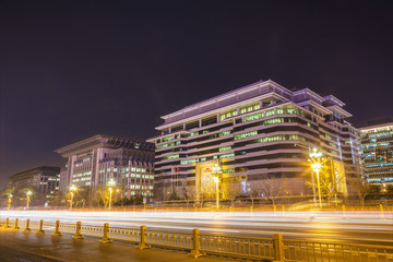 西單長(zhǎng)安街夜景