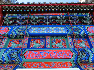 中式古建彩繪 斗拱