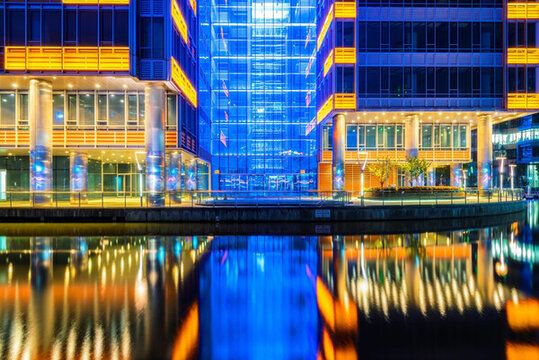 上海北外灘 建筑 夜景