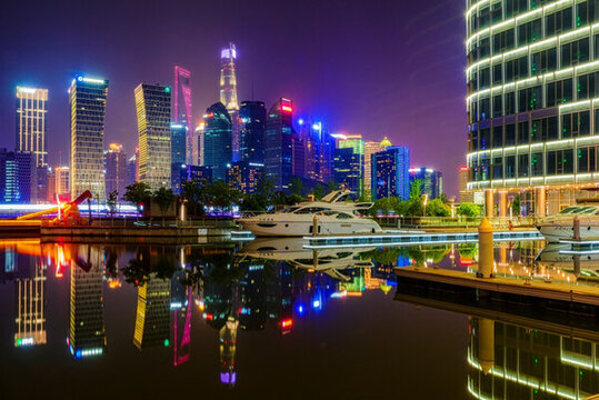 上海北外灘 北外灘風(fēng)光 夜景