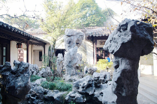 留園疊石假山