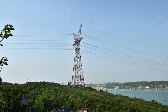 輸電線路 電力鐵塔