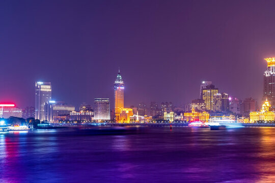 上海外灘夜景 大畫幅