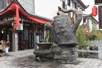 茶壺雕塑