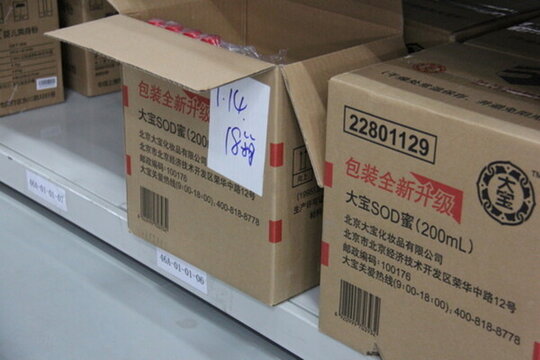 貨架展示貨物倉儲