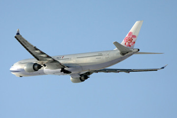 中華航空公司 飛機起飛
