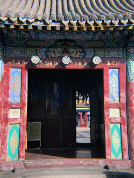 古寺廟門(mén)