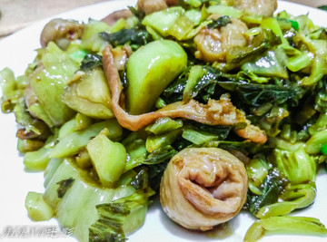 酸菜炒大腸