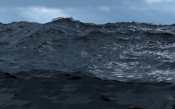 海浪水紋