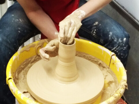 制作陶器 手工陶器 藝術(shù) 工藝