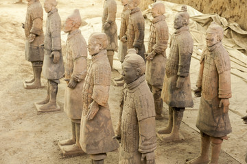 西安秦始皇兵馬俑博物館一號(hào)坑