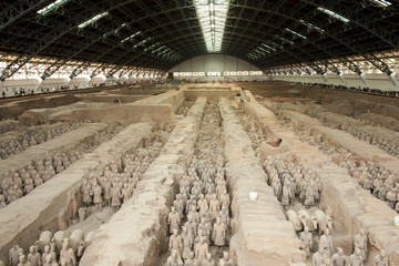 西安秦始皇兵馬俑博物館一號(hào)坑