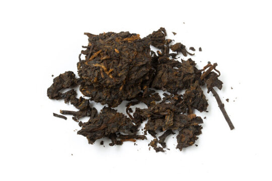 普洱茶白底圖片