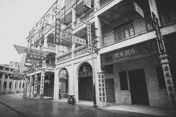 老廣州老香港老上海民國街景