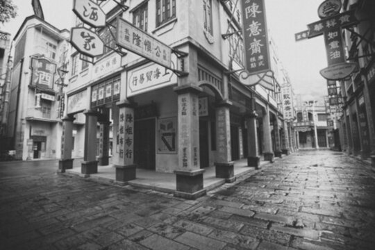 老廣州老香港老上海民國街景