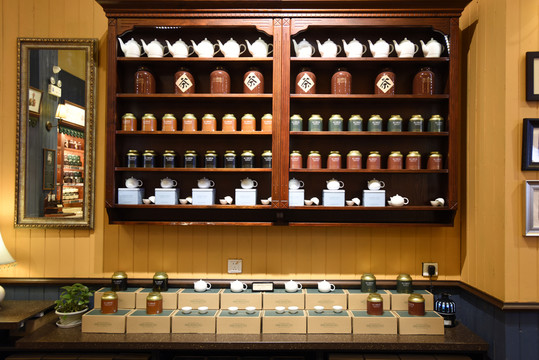 茶葉店一角