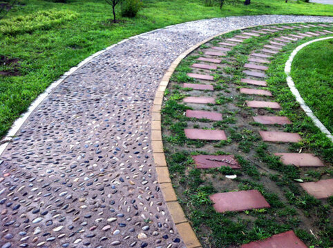 公園的路