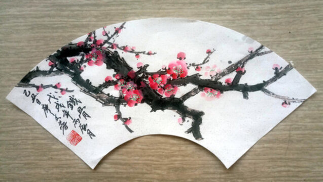 國畫梅花