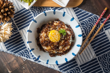 和牛香蔥拌飯